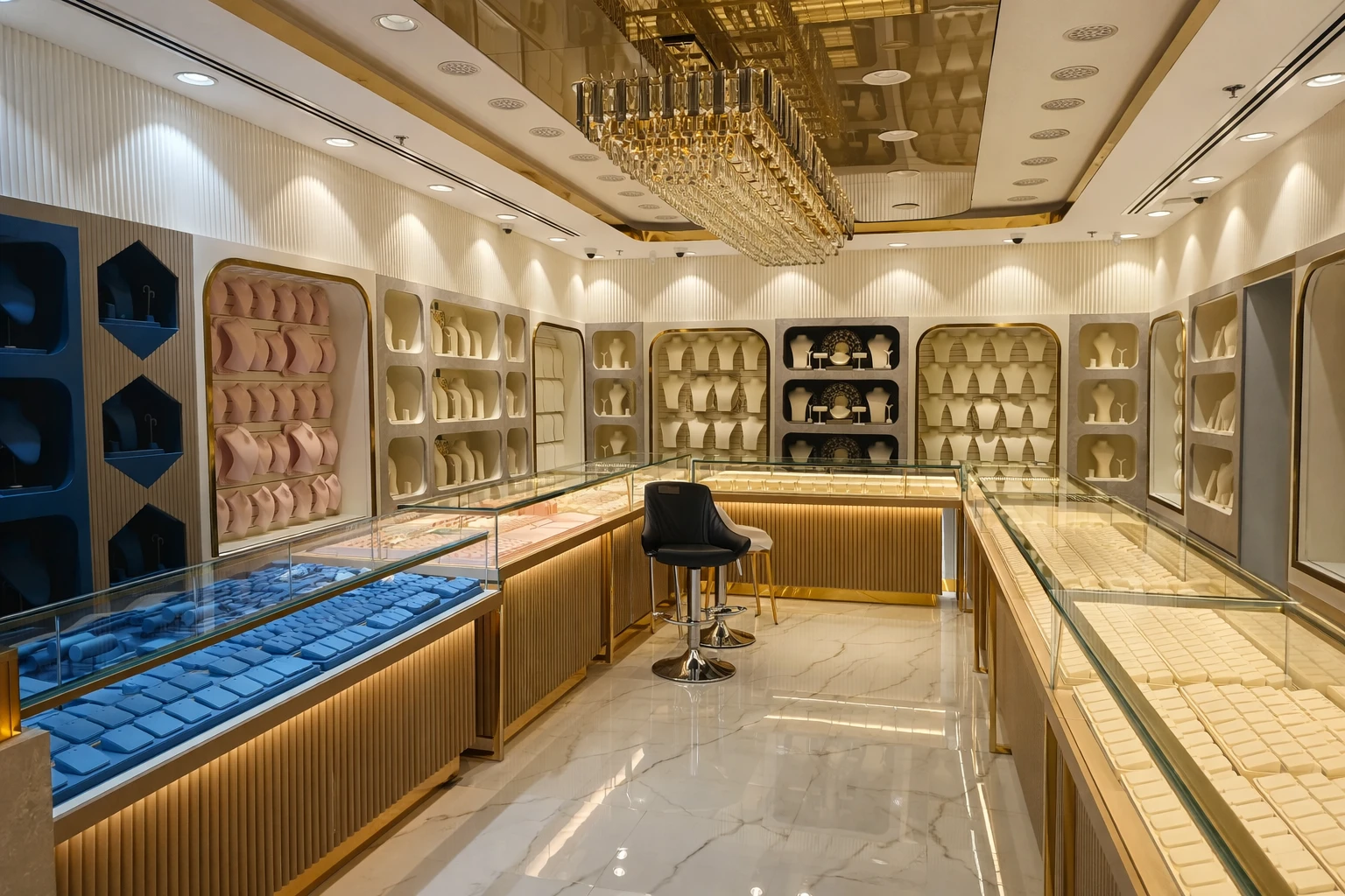 Hameed Jewellery – Luxury Retail Interior Design & Fit-Out, Safari Mall, Sharjah