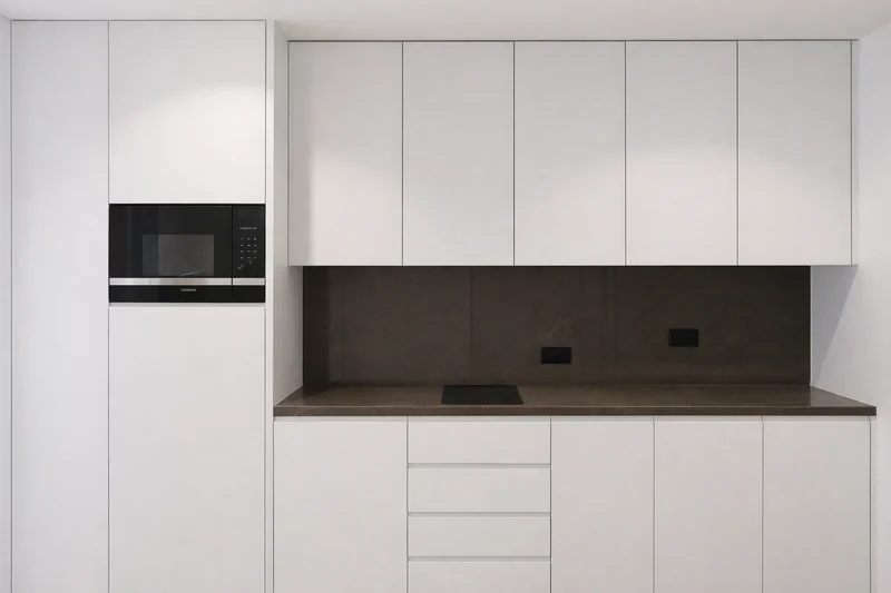 Modern custom kitchen cabinetry and joinery – Creative Avenue Decor Design Ajman UAE