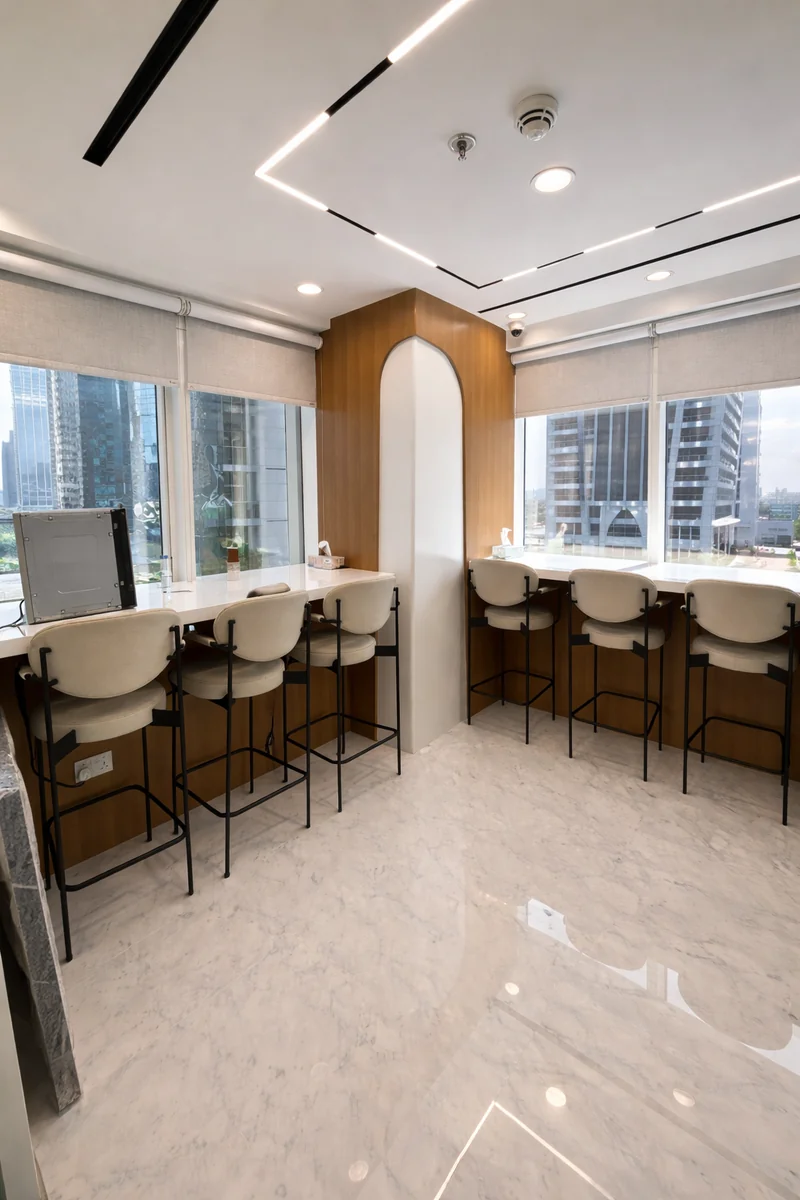 Cafeteriya and launch space – HDS Tower JLT Dubai fit-out by Creative Avenue Decor Design