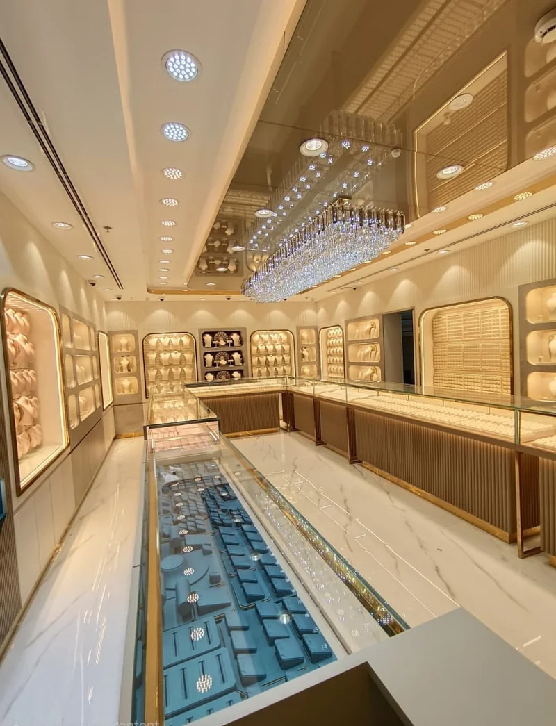 Complete jewellery store interior fit-out at Safari Mall Sharjah – Creative Avenue Decor Design